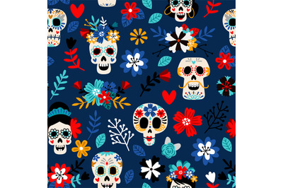 Day of the dead pattern