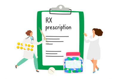 RX prescription concept