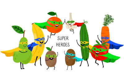 Super vegetables fruits