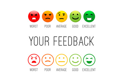 Feedback emotion icons