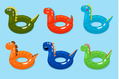 Dinosaurs swimming ring