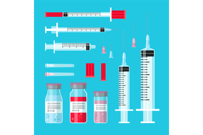 Vaccine cure syringes