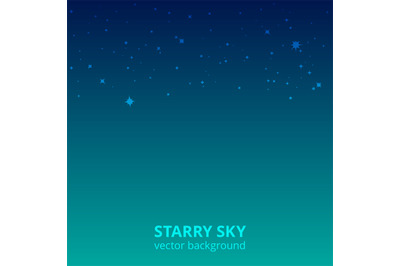 Night starry sky background