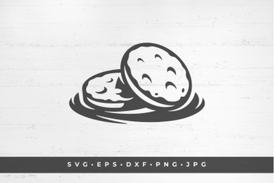 Cookies icon isolated on white background vector illustration. SVG, PN