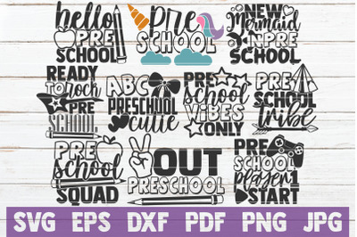 Preschool SVG Bundle | SVG Cut Files