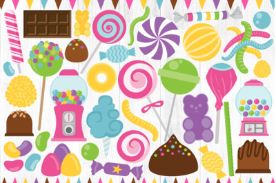 Candy Clipart, Sweets, Candies, Suckers, PNG