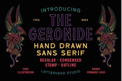 The Geronide - Hand Drawn Sans Serif