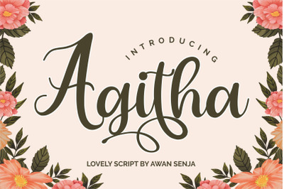 Agitha - Lovely Script