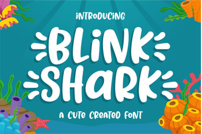 Blink Shark - Cute Created Font