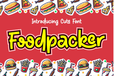 Foodpacker - Cute Font