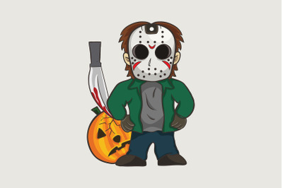 Halloween with Jason Voorhees style