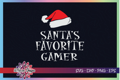 Santa&#039;s favorite gamer Christmas hat