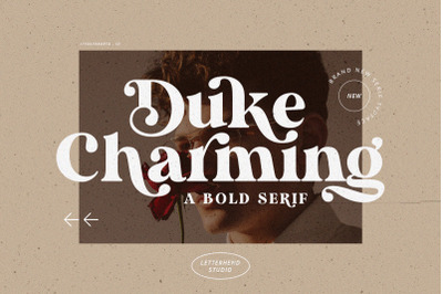 Duke Charming - A Unique Bold Serif