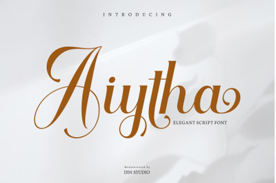 Aiytha-Modern Calligraphy Font