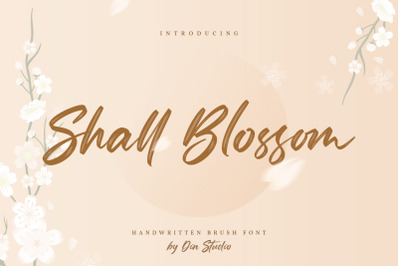 Shall Blossom-Lovely Brush Font