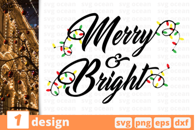 Merry &amp; Bright, Christmas Quote