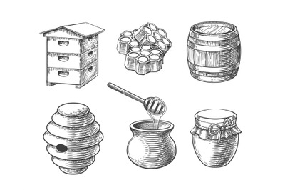 Honey sketch elements