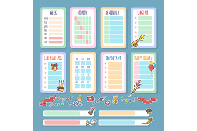 Planner template set