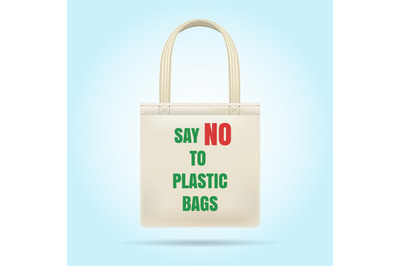 No polyethylene green recycled bag