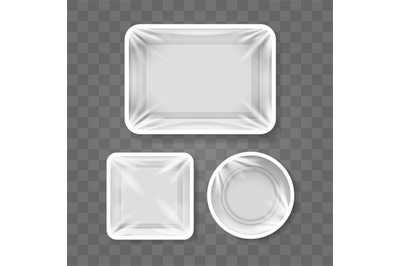 Food plastic container templates