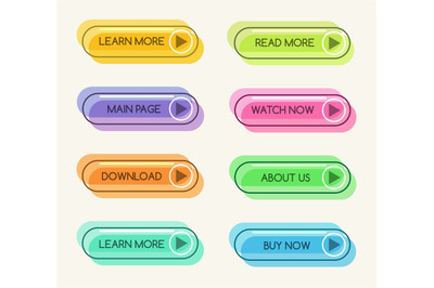 Shop linear buttons design