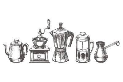 Coffee maker sketch