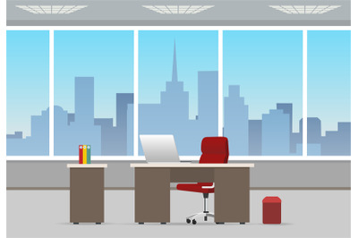 Office room business interior