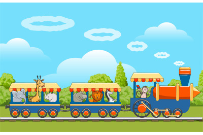 Baby animals train