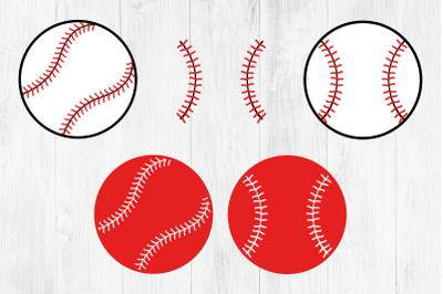 Baseball Clipart, Baseball SVG, Baseball Laces, Sports Balls, Sports