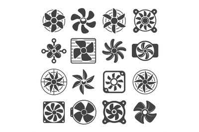 Cooling fan icons