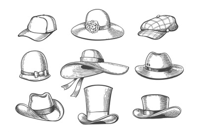 Hats sketch graphics