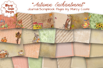 Autumn Enchantment Journal and Scrapbook Pages