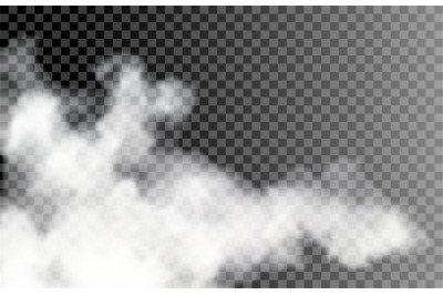 Fog on transparent background