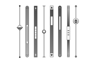 Scrollbars bar set