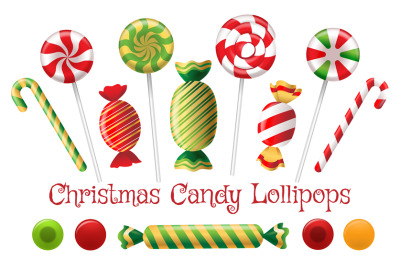 Xmas peppermint candy set