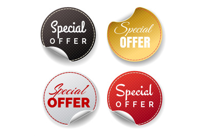 Consumers special offer stickers