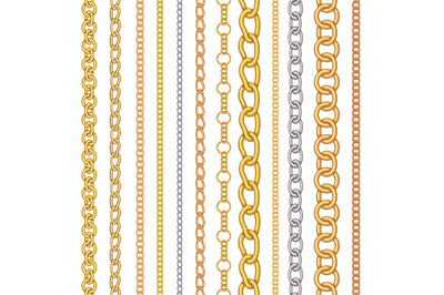 Metal chain pattern