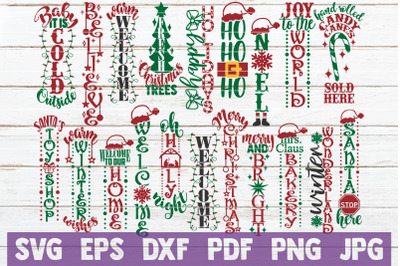 Christmas Porch Bundle SVG Bundle | SVG Cut Files