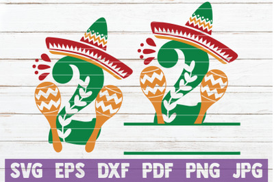 Fiesta Birthday No 2. SVG Cut File