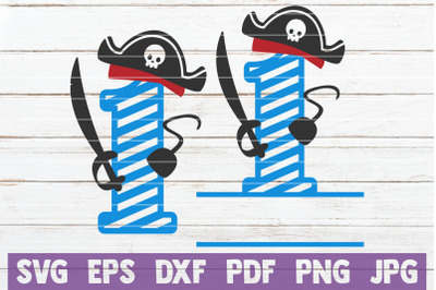 Pirate Birthday No 1. SVG Cut File