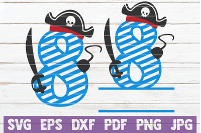 Pirate Birthday No 8. SVG Cut File