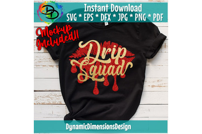 Birthday Drip Svg, Birthday Drip, Birthday Drip and Drip Squad, SVG, B