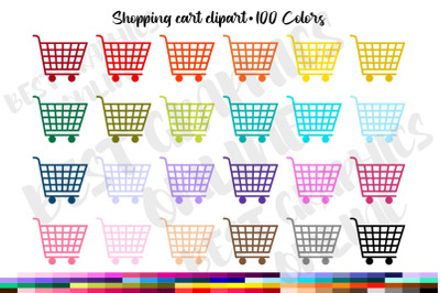 Shopping Cart Clipart Grocery Trolley