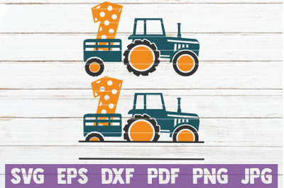 Tractor Birthday No 1. SVG Cut File