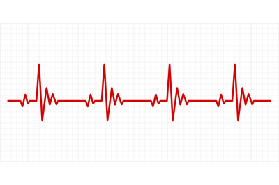 Heartbeat electrocardiogram background