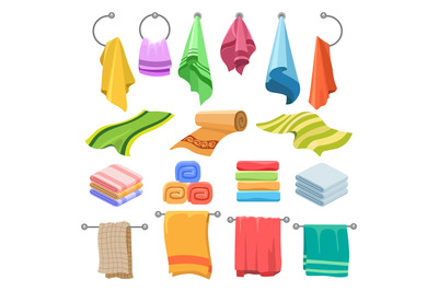 Cartoon towels set