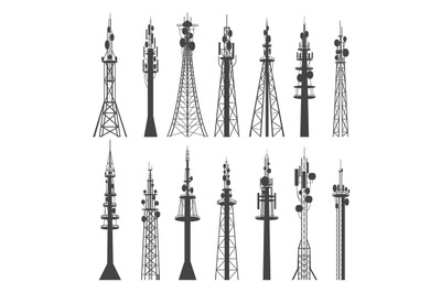 Communicating towers set