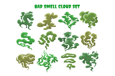 Green fumes bad smell clouds