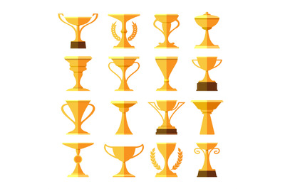 Victory leaderships trophy cups