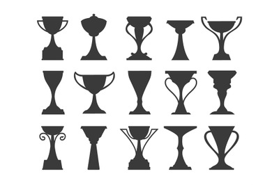 Sports tournament trophy cups